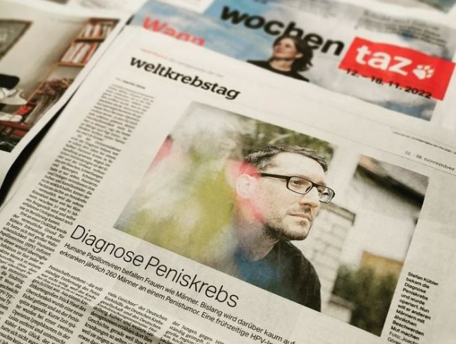 Artikel über Stefan Kübler in der ersten Ausgabe der wochentaz.